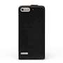 Yousave Accessories Huawei Ascend G6 Real Leather Flip Black Case