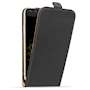 Caseflex LG G5 Case Real Leather Flip Case - Black