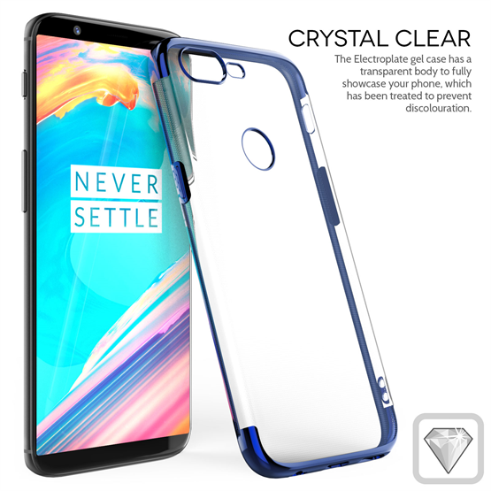 OnePlus 5T Shockproof Gel Case Blue