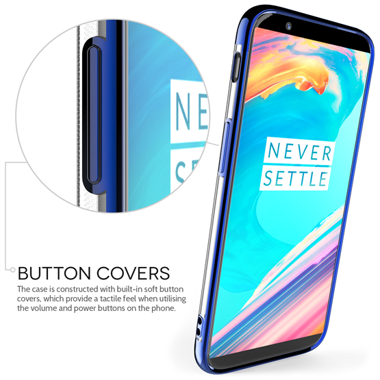 OnePlus 5T Shockproof Gel Case Blue