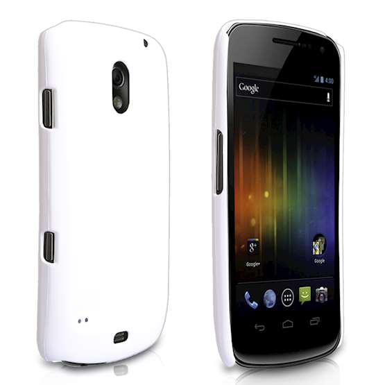 Yousave Accessories Samsung Galaxy Nexus White Hybrid Case