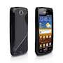Caseflex Samsung Galaxy W Black S-Line Silicone Case