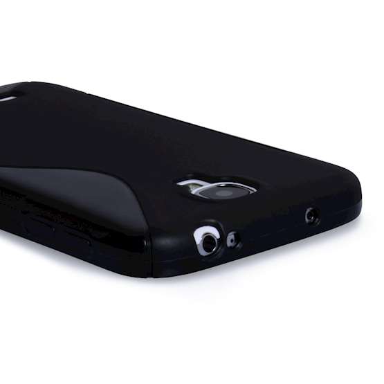 Caseflex Samsung Galaxy S4 S-Line Gel Case - Black