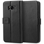 Caseflex Samsung Galaxy S8 Plus Real Leather ID Wallet Case - Black