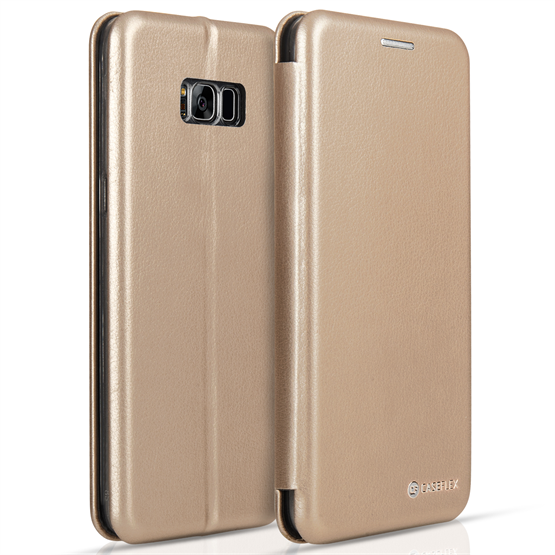 Caseflex Samsung Galaxy S8 Plus Snap Wallet Case - Gold 