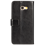 Samsung Galaxy A5 (2017) Real Leather ID Wallet Case - Black