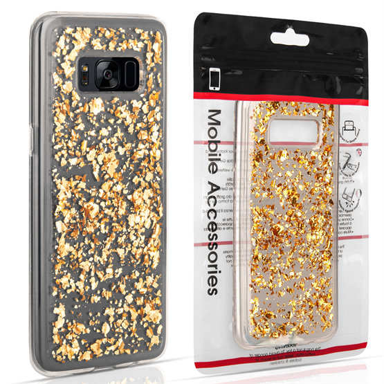 Samsung Galaxy S8 Plus Tinfoil Case - Gold