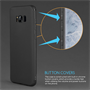 Samsung Galaxy S8 Plus Matte Silicone Gel Case - Black