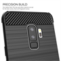 Caseflex Samsung Galaxy S9 Plus Carbon Anti Fall TPU Case - Black