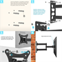 YouSave Accessories Slim Cantilever TV Wall Mount for 10